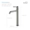 Kibi Victorian Single Handle Bathroom Vessel Sink Faucet KBF1013BN - alternate 4